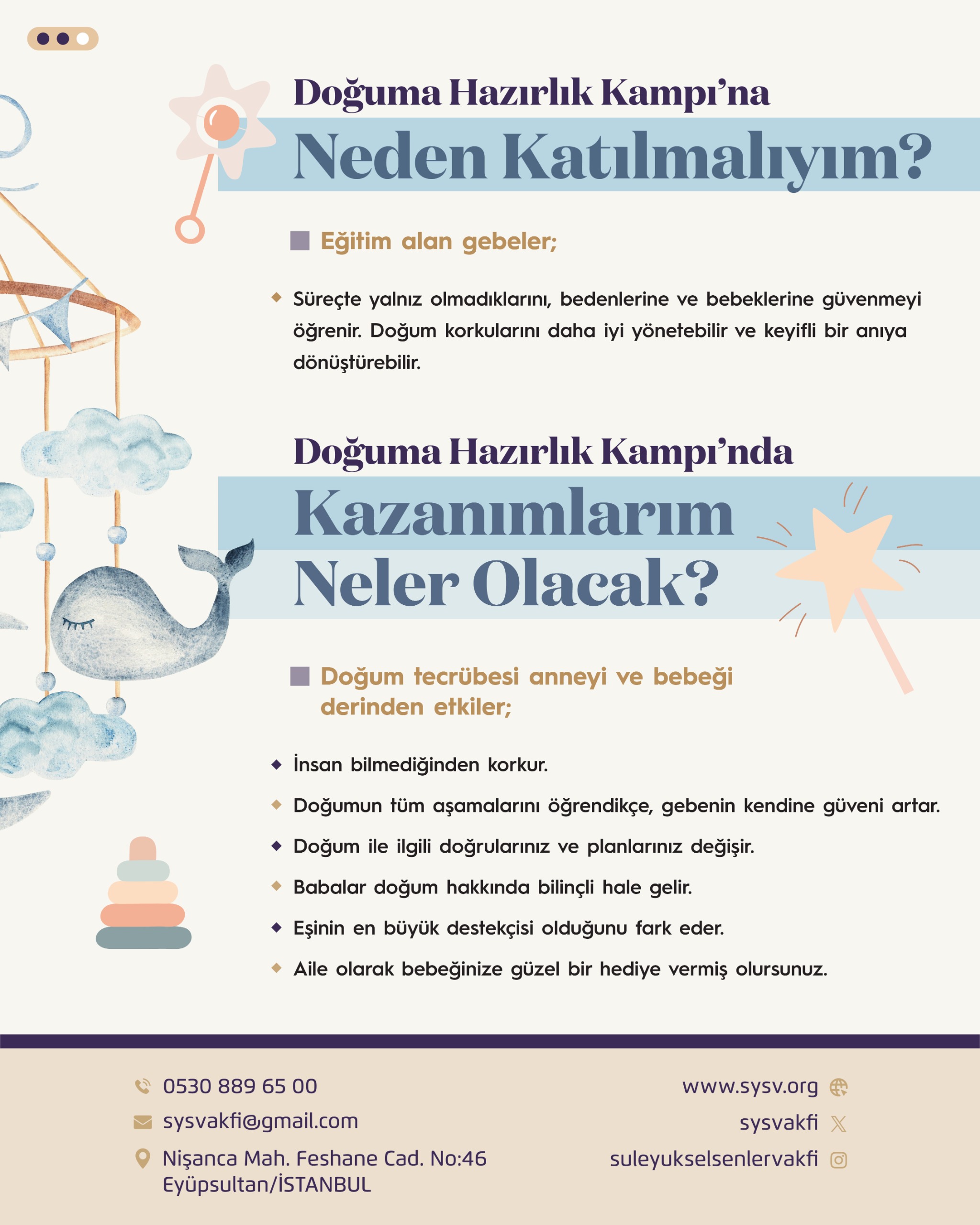 5. Doğuma Hazırlık Okulu