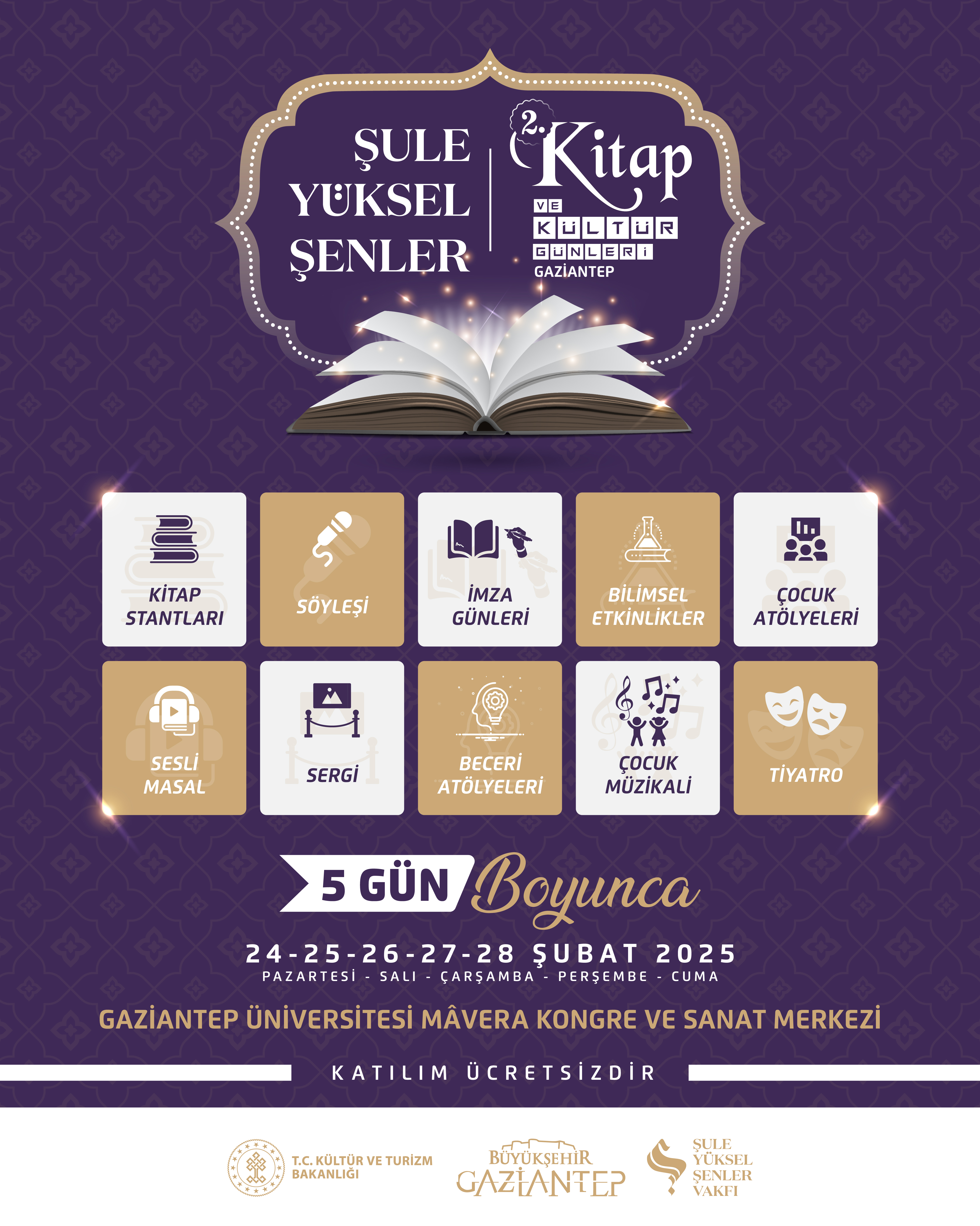 Şule Yüksel Şenler 2. Kitap ve Kültür Günleri - Gaziantep