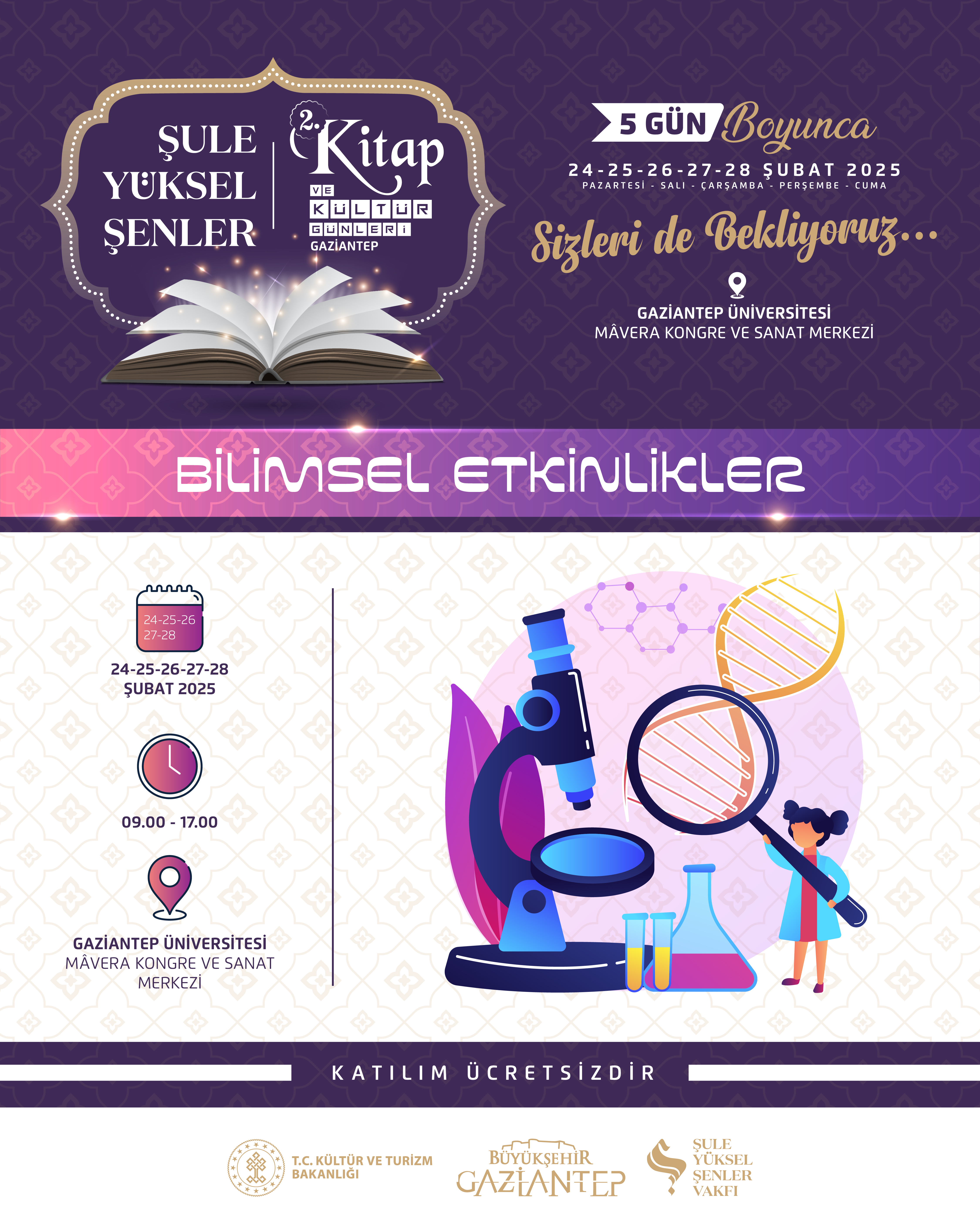 Şule Yüksel Şenler 2. Kitap ve Kültür Günleri - Gaziantep