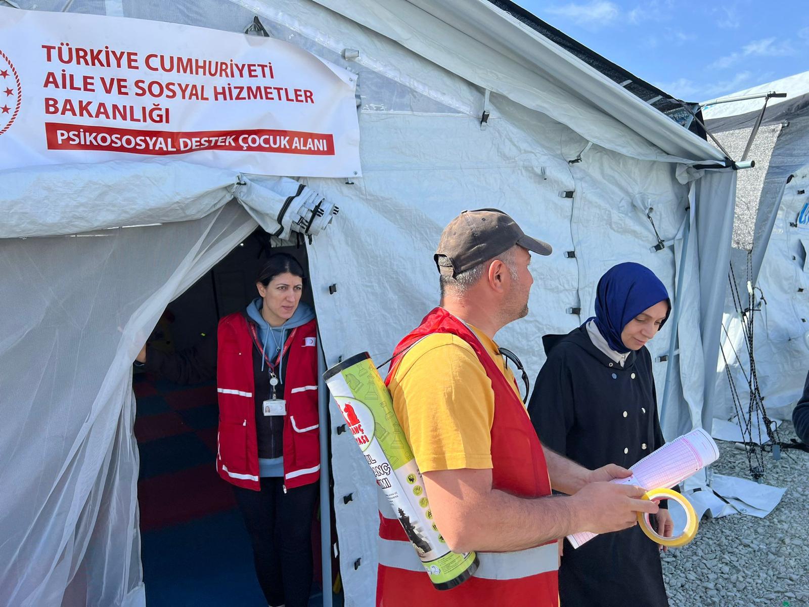 Deprem Bölgesi Çalışmaları