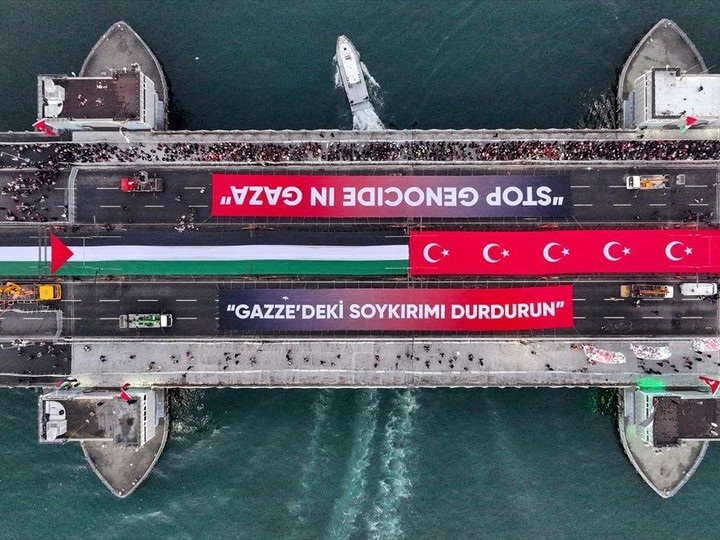 Şule Yüksel Şenler Vakfı Filistine Destek Mitingine Katılım