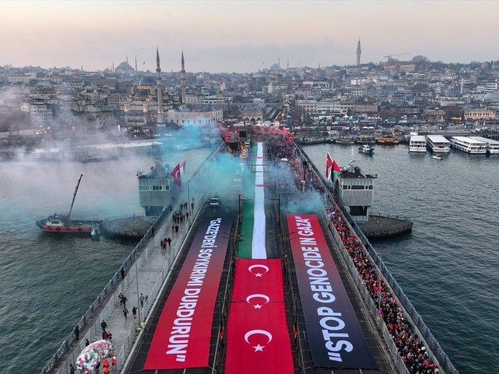 Şule Yüksel Şenler Vakfı Filistine Destek Mitingine Katılım