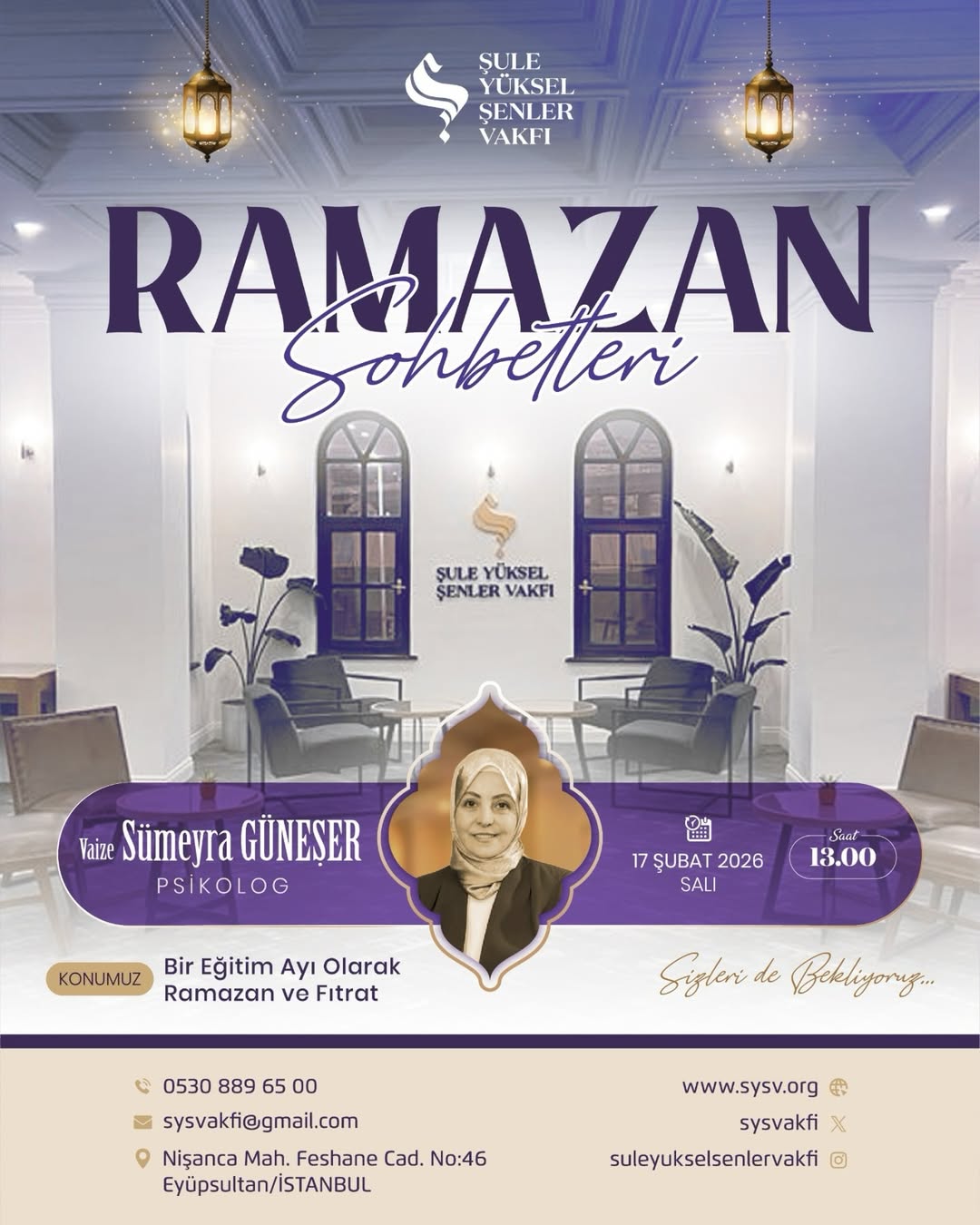 2026 Yılı - Ramazan Ayı Etkinlikleri