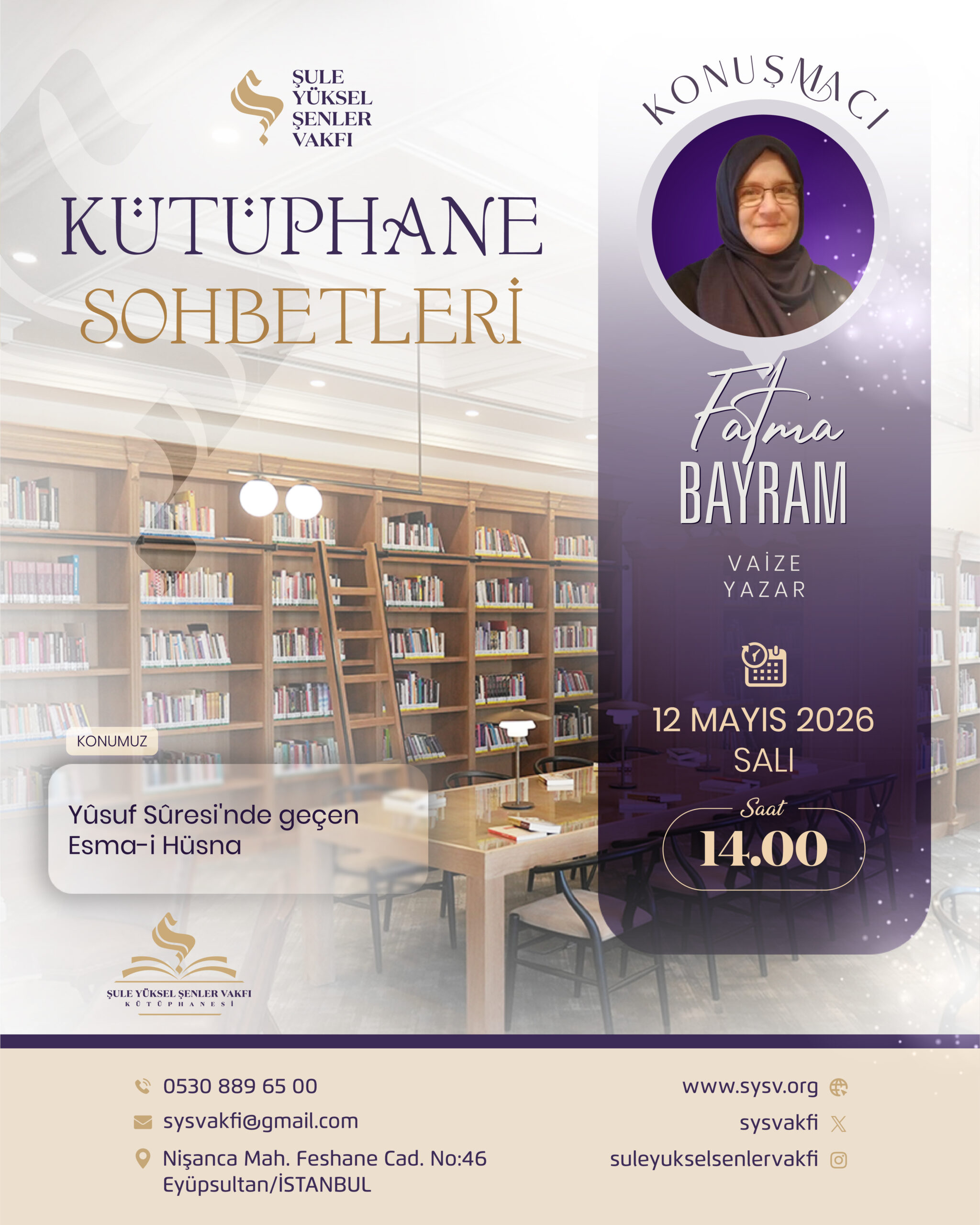 Kütüphane Sohbetleri - Fatma Bayram