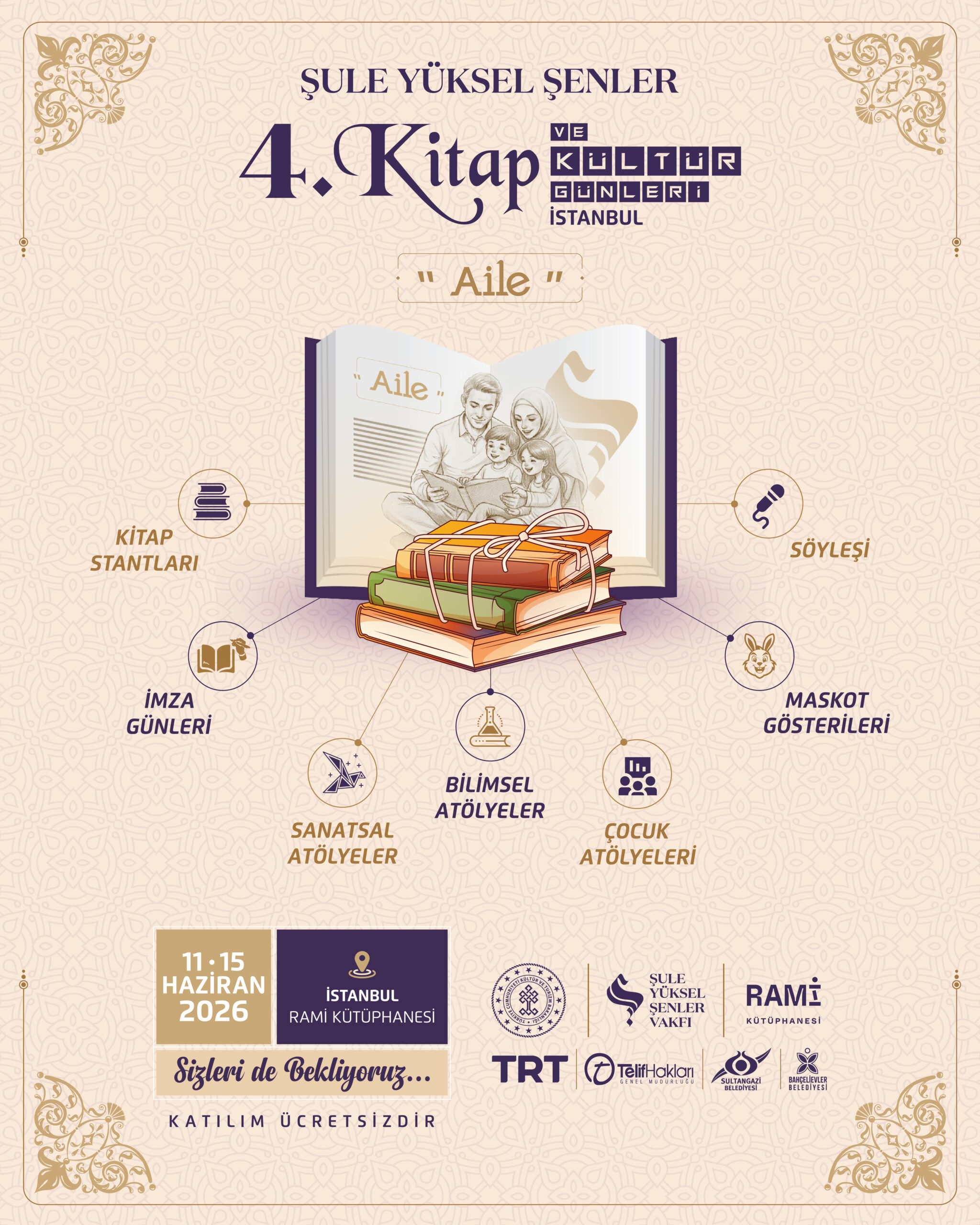Şule Yüksel Şenler 4. Kitap ve Kültür Günleri Başlıyor