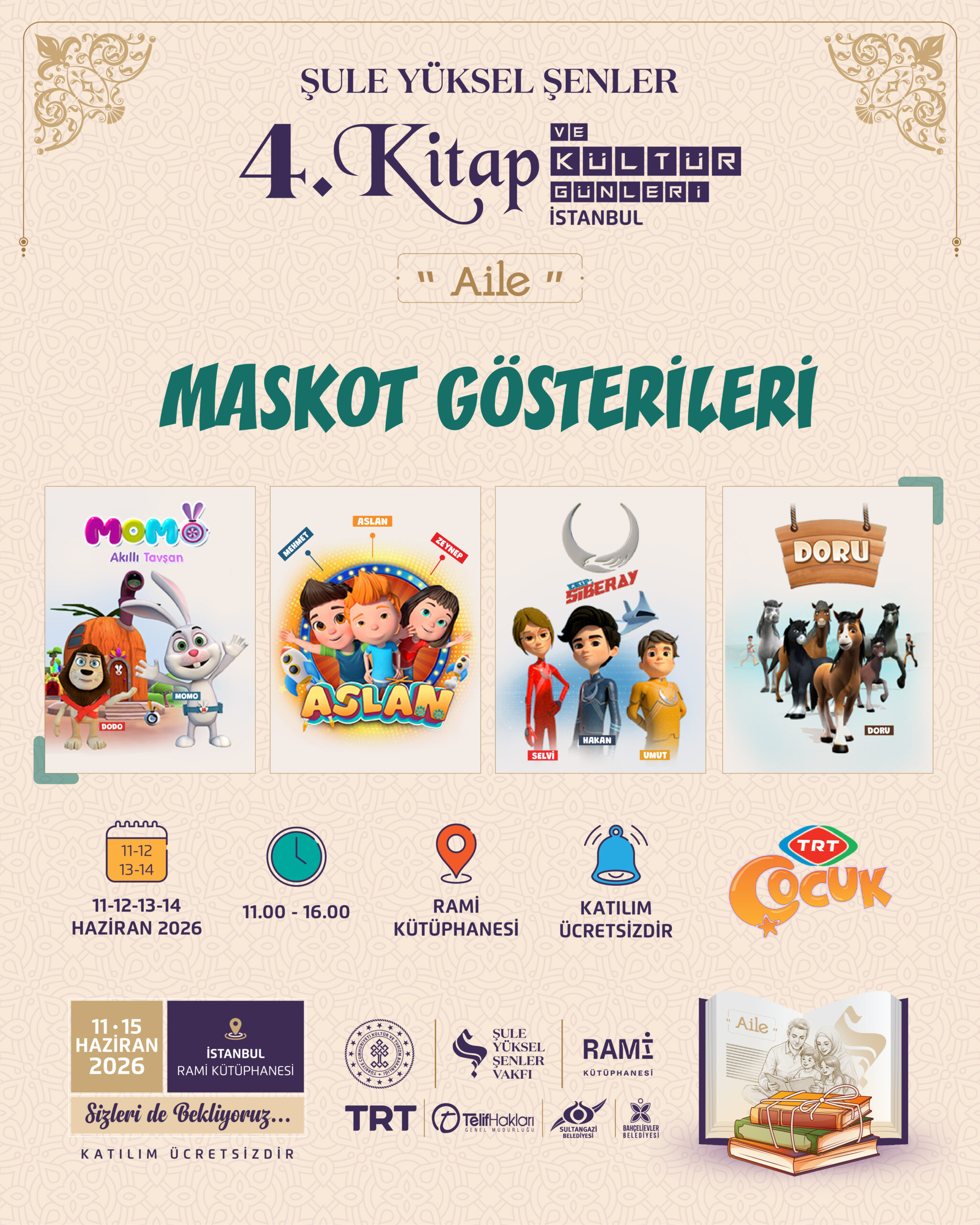 Şule Yüksel Şenler 4. Kitap ve Kültür Günleri Başlıyor