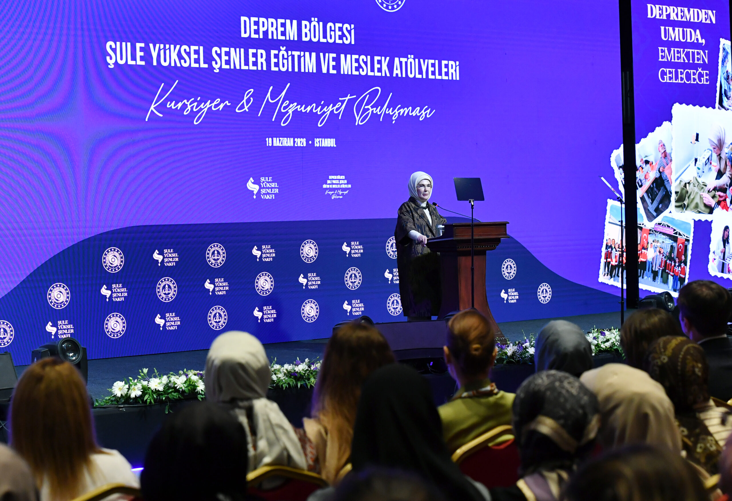 Deprem Bölgesi Şule Yüksel Şenler Eğitim ve Meslek Atölyeleri Kursiyer Buluşması Programı