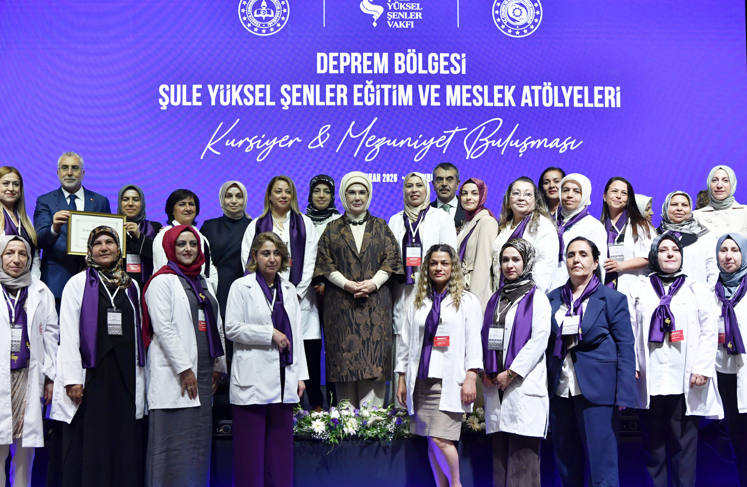 Deprem Bölgesi Şule Yüksel Şenler Eğitim ve Meslek Atölyeleri Kursiyer Buluşması Programı