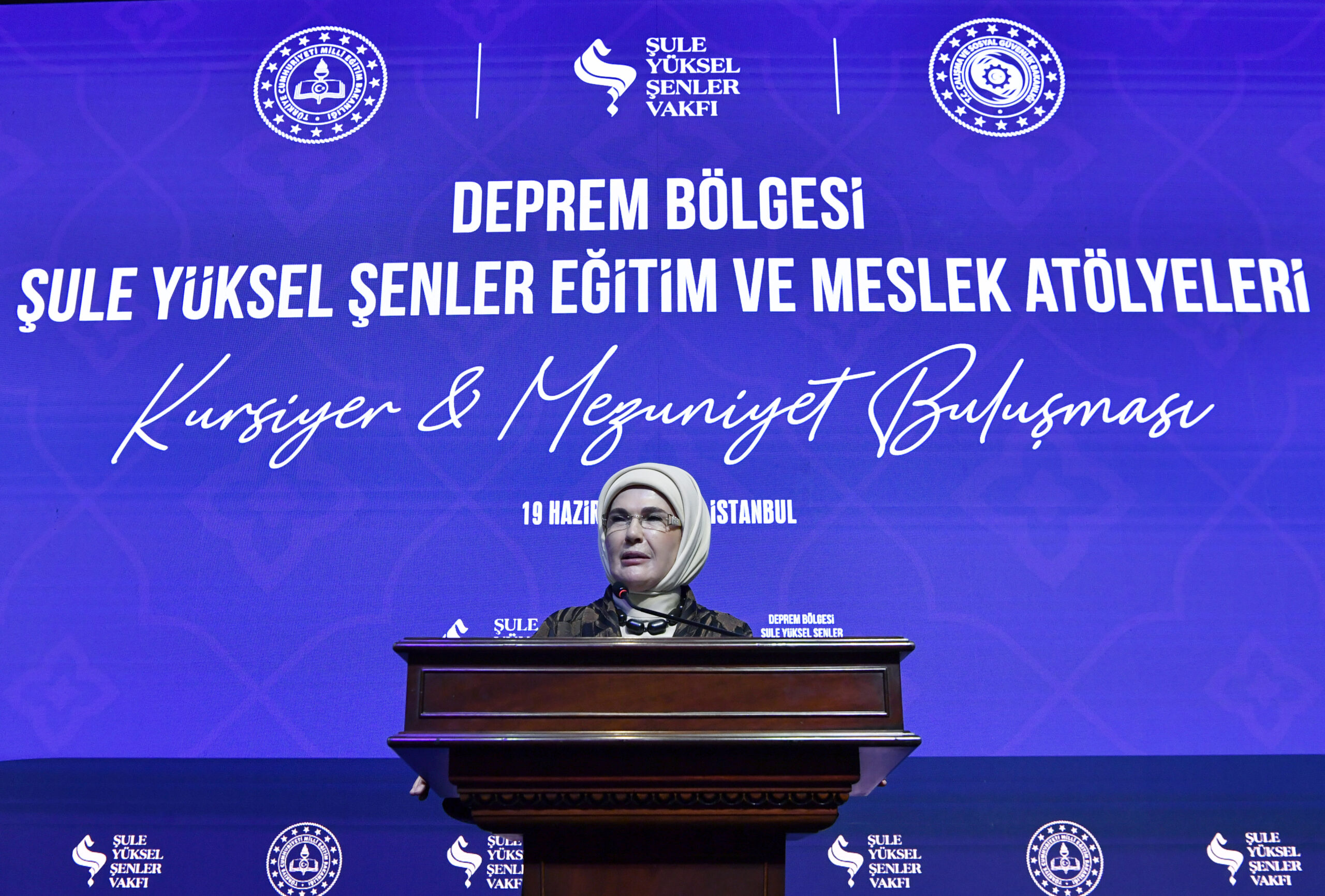 Deprem Bölgesi Şule Yüksel Şenler Eğitim ve Meslek Atölyeleri Kursiyer Buluşması Programı