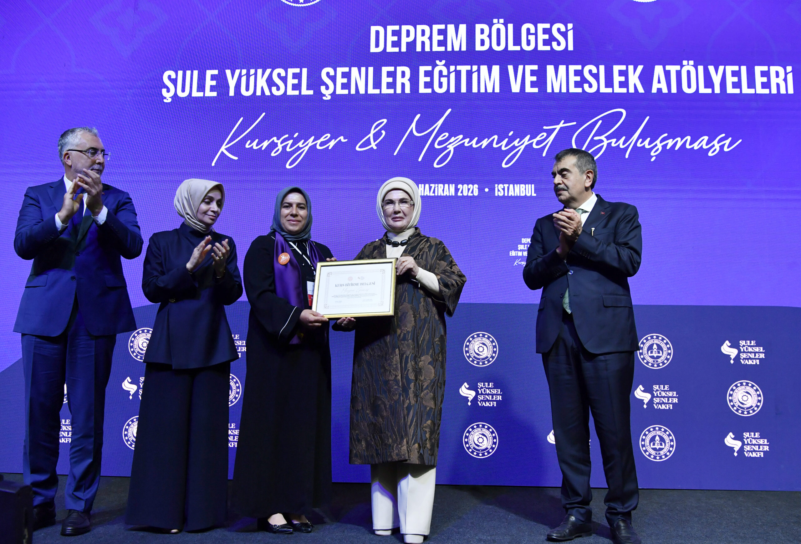 Deprem Bölgesi Şule Yüksel Şenler Eğitim ve Meslek Atölyeleri Kursiyer Buluşması Programı