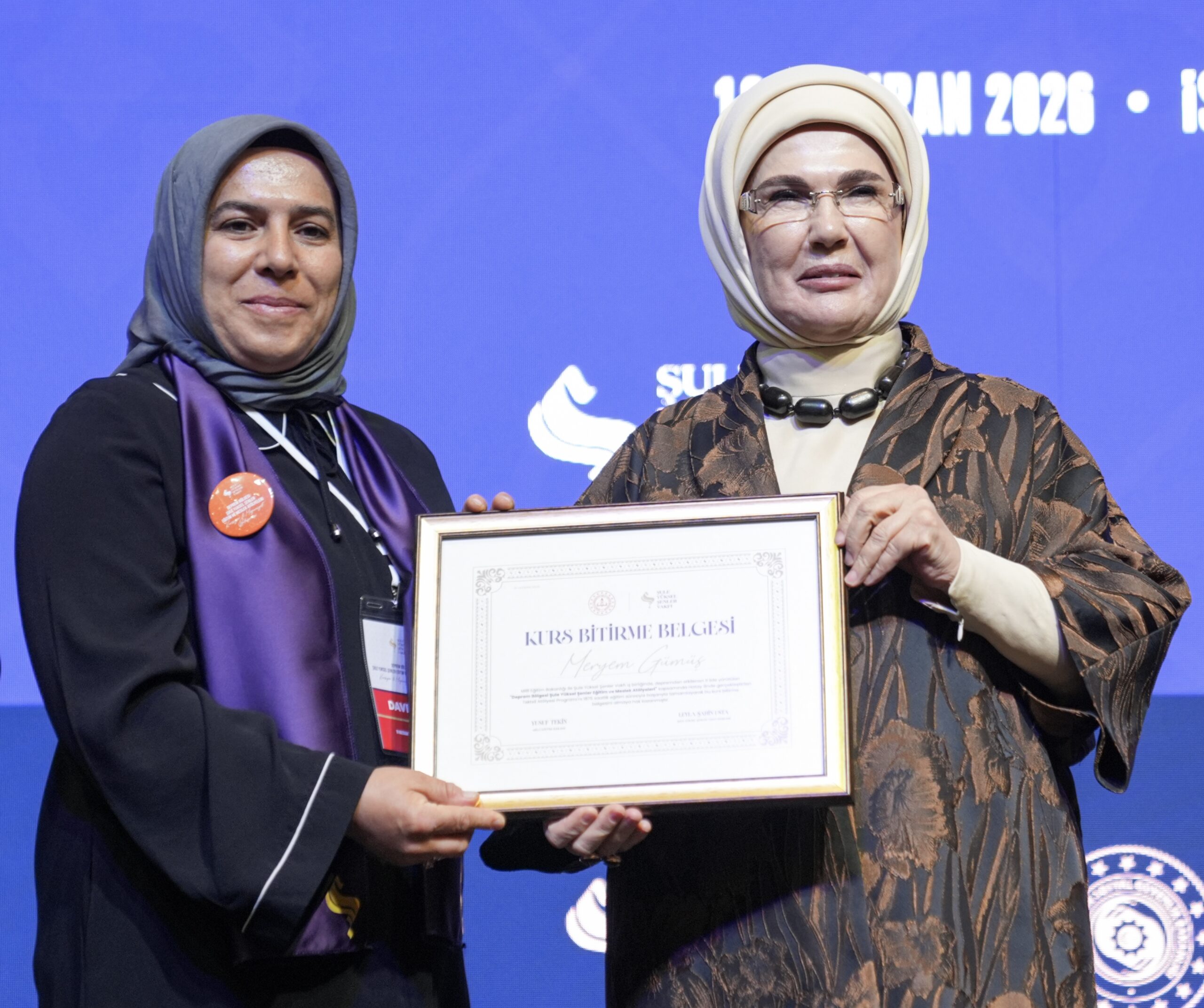Deprem Bölgesi Şule Yüksel Şenler Eğitim ve Meslek Atölyeleri Kursiyer Buluşması Programı