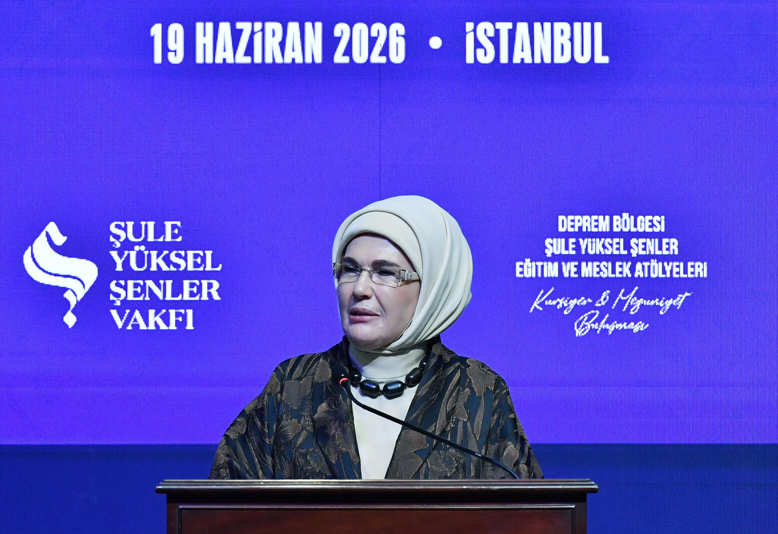 Deprem Bölgesi Şule Yüksel Şenler Eğitim ve Meslek Atölyeleri Kursiyer Buluşması Programı