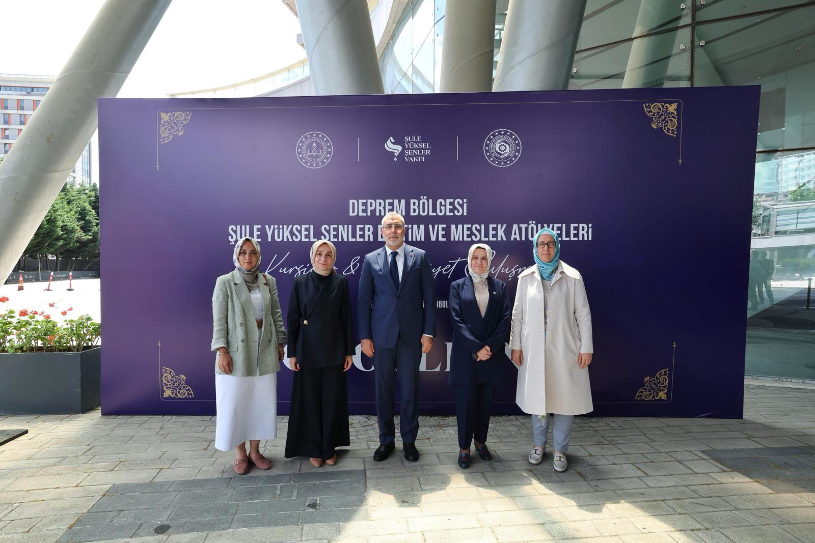 Deprem Bölgesi Şule Yüksel Şenler Eğitim ve Meslek Atölyeleri Kursiyer Buluşması Programı