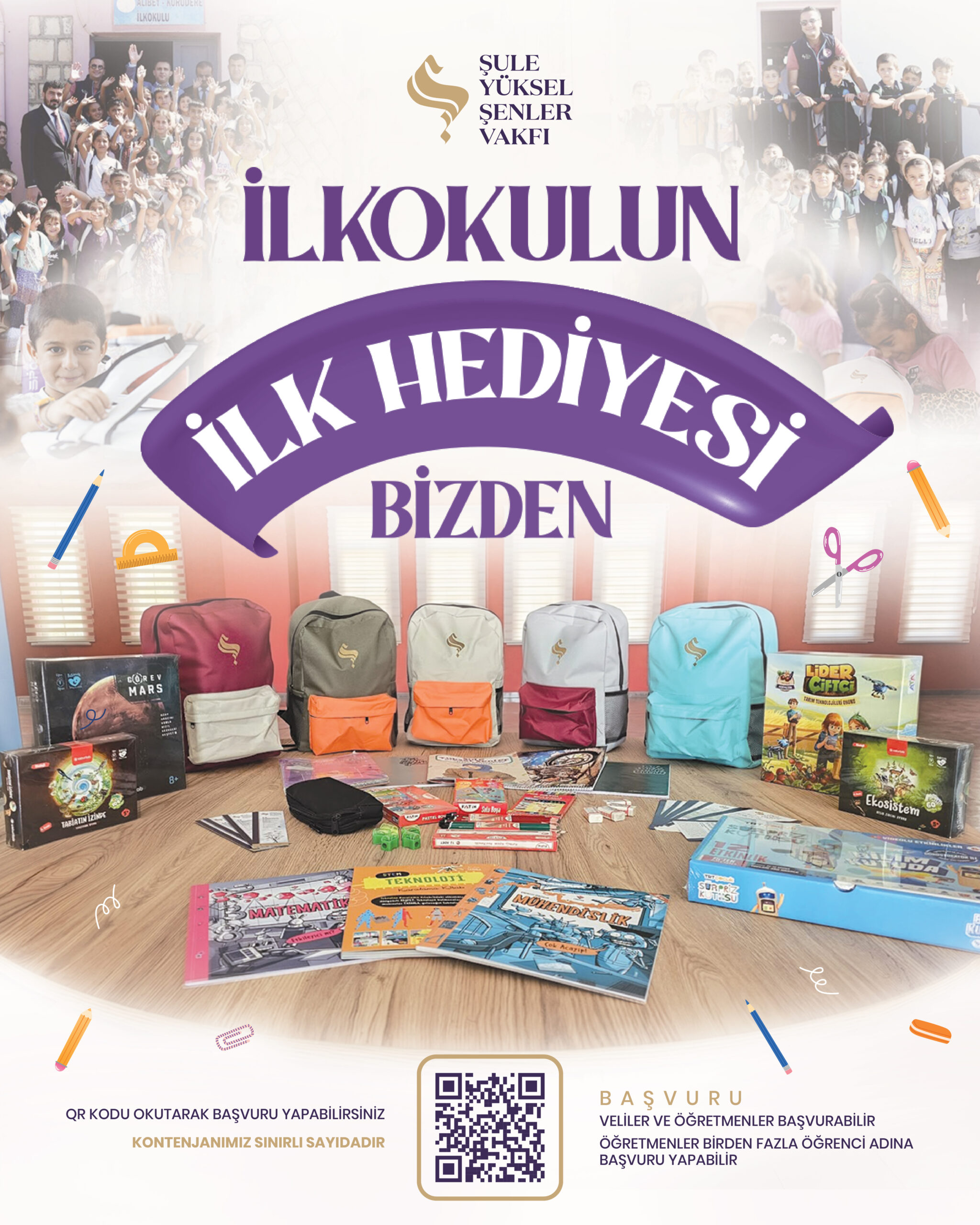 İlkokulun İlk Hediyesi Bizden